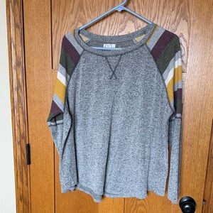 Colorful Striped Long Sleeve Top